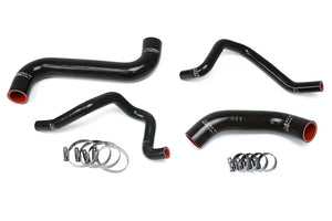 HPS Performance High Temp Reinforced Silicone Radiator and Heater Coolant Hose Kit Black 57-1734-BLK