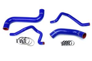 HPS Performance High Temp Reinforced Silicone Radiator and Heater Coolant Hose Kit Blue 57-1734-BLUE