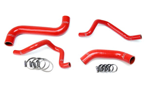 HPS Performance High Temp Reinforced Silicone Radiator and Heater Coolant Hose Kit Red 57-1734-RED