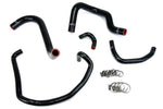 HPS Performance High Temp Reinforced Silicone Radiator and Heater Coolant Hose Kit Black 57-1746-BLK