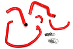 HPS Performance High Temp Reinforced Silicone Radiator and Heater Coolant Hose Kit Red 57-1746-RED