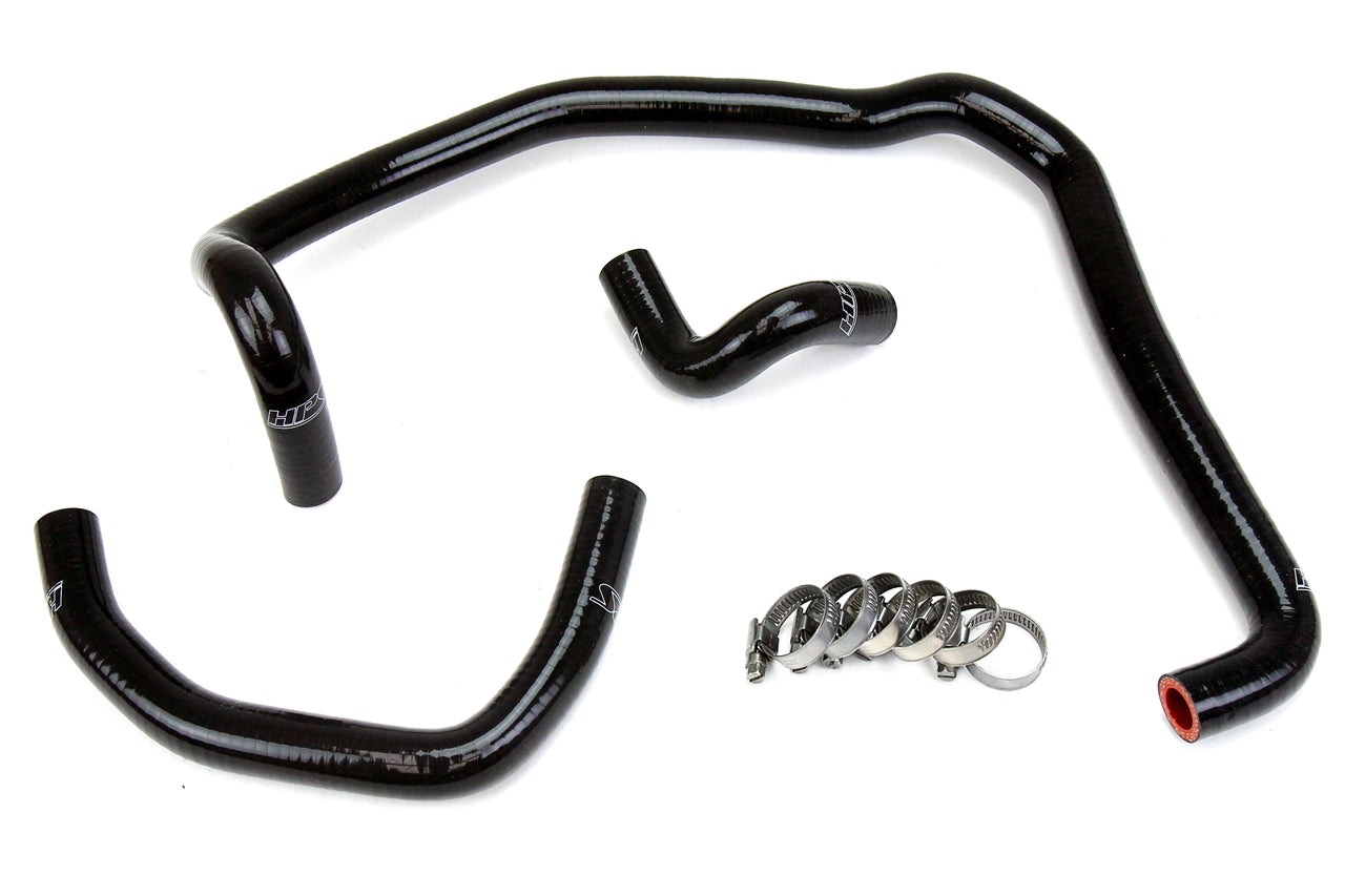 HPS Performance High Temp Reinforced Silicone Heater Coolant Hose Kit Black 57-1746H-BLK