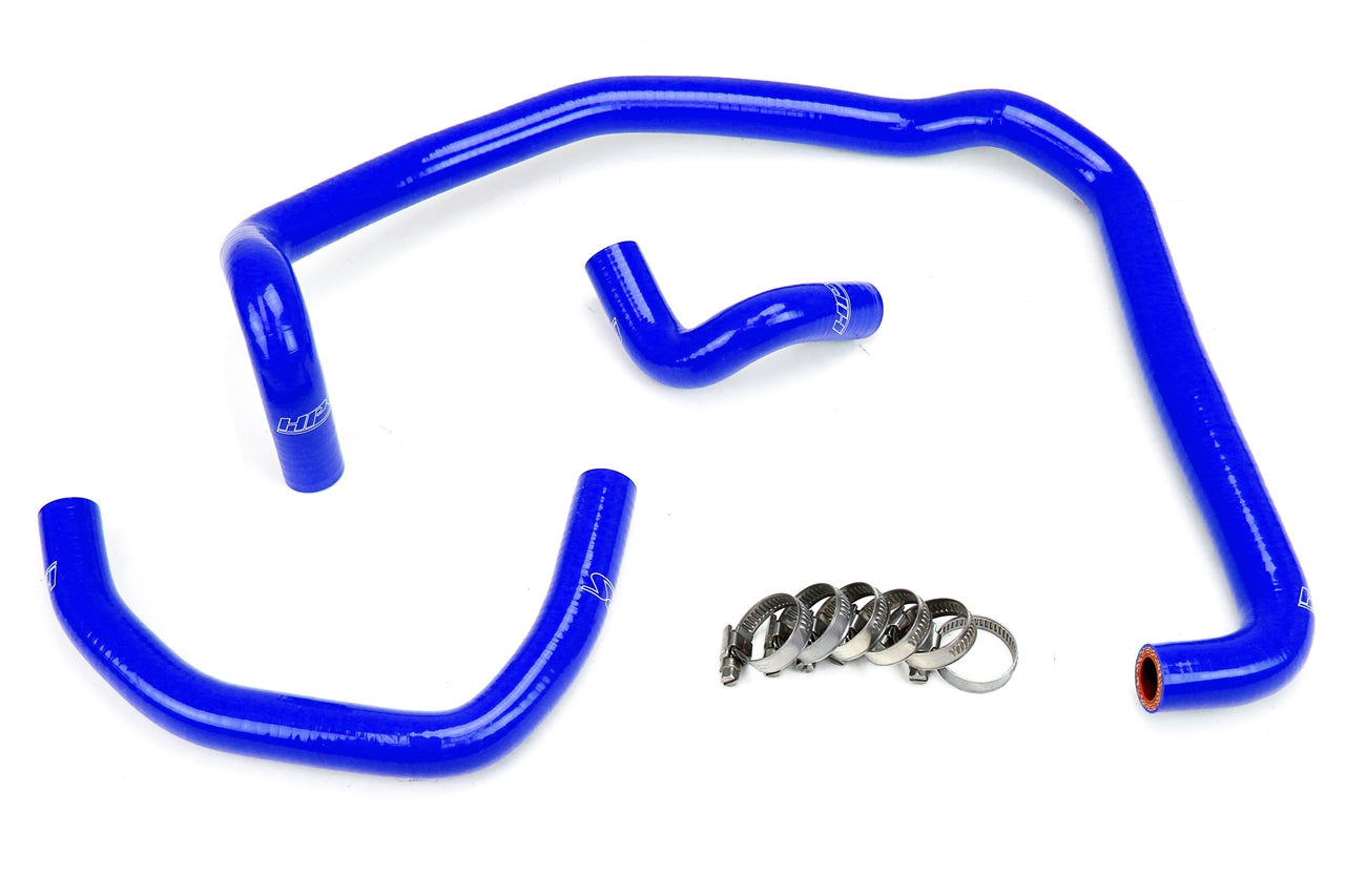 HPS Performance High Temp Reinforced Silicone Heater Coolant Hose Kit Blue 57-1746H-BLUE