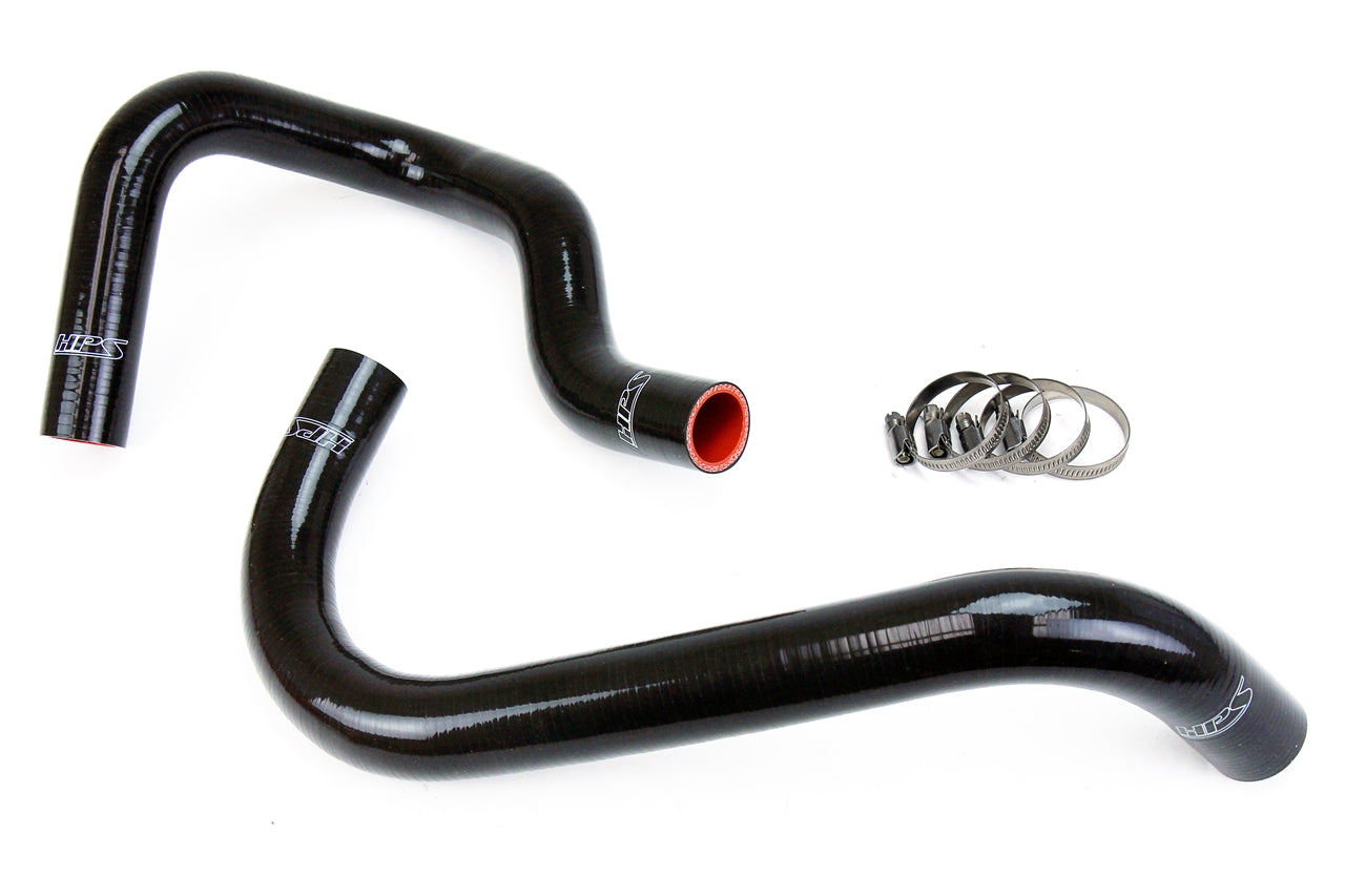 HPS Performance High Temp Reinforced Silicone Radiator Coolant Hose Kit Black 57-1746R-BLK