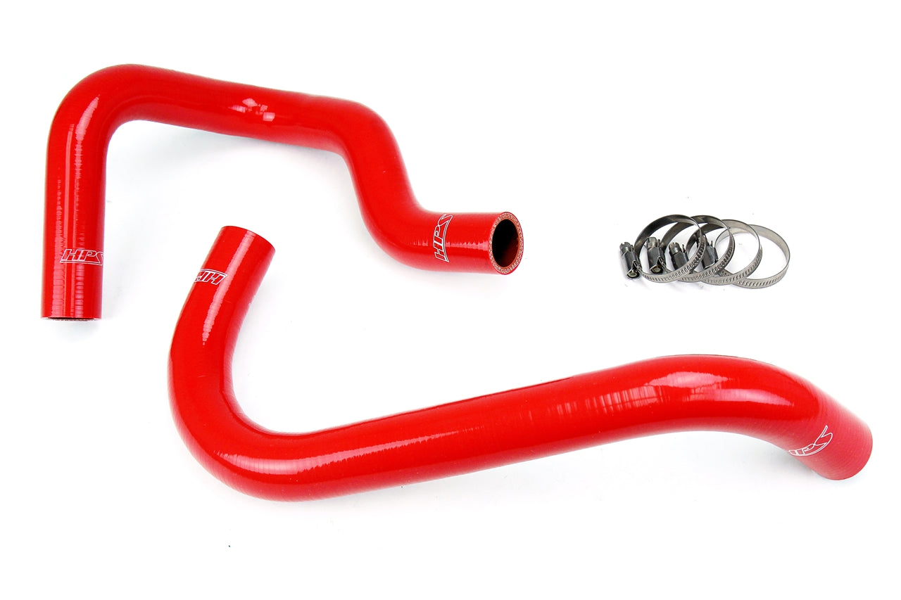HPS Performance High Temp Reinforced Silicone Radiator Coolant Hose Kit Red 57-1746R-RED