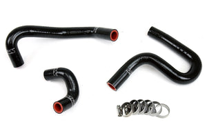 HPS Performance High Temp Reinforced Silicone Heater Coolant Hose Kit Black 57-1763-BLK