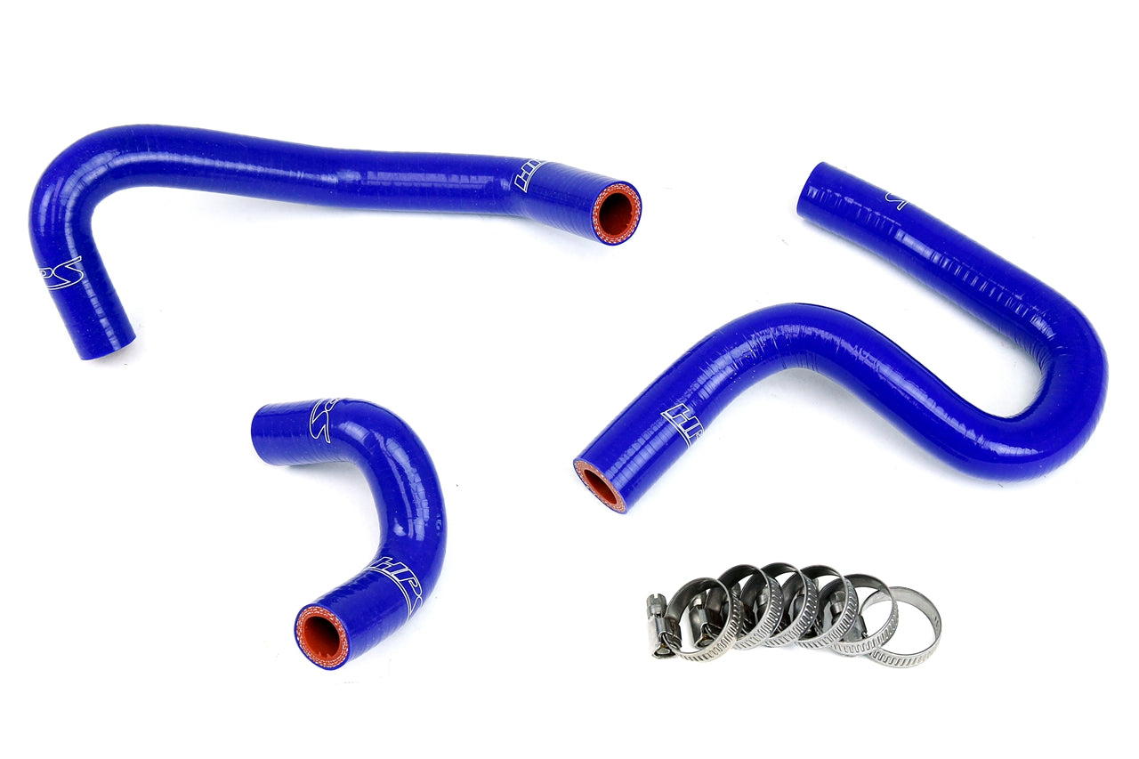 HPS Performance High Temp Reinforced Silicone Heater Coolant Hose Kit Blue 57-1763-BLUE