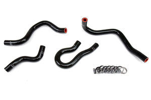 HPS Performance High Temp Reinforced Silicone Heater Coolant Hose Kit Black 57-1769-BLK