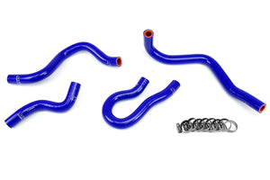 HPS Performance High Temp Reinforced Silicone Heater Coolant Hose Kit Blue 57-1769-BLUE