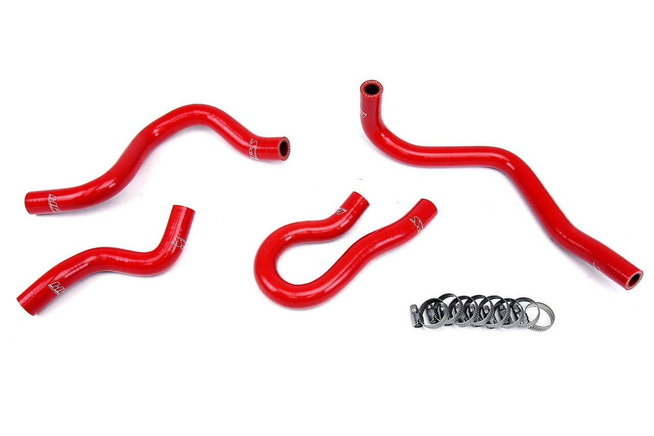 HPS Performance High Temp Reinforced Silicone Heater Coolant Hose Kit Red 57-1769-RED