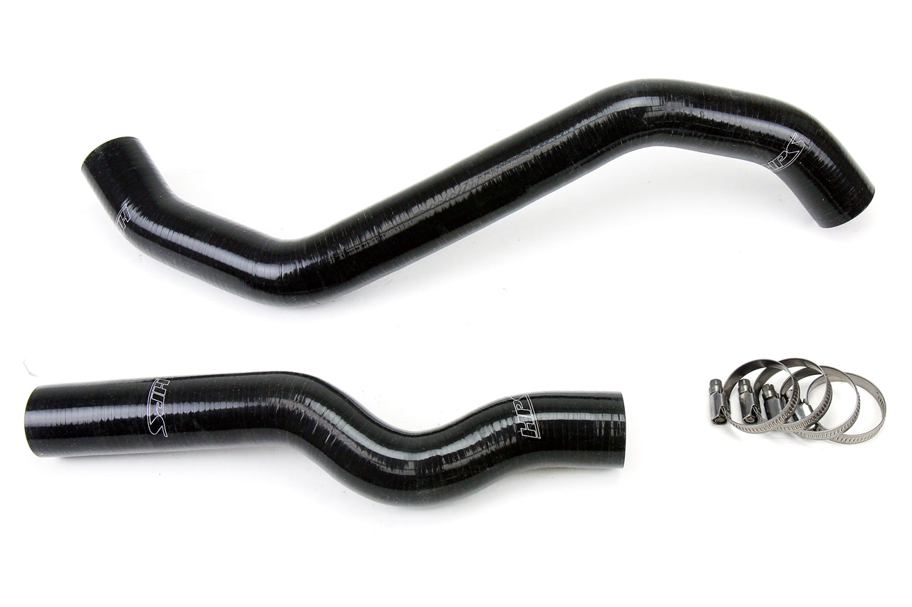 HPS Performance High Temp Reinforced Silicone Radiator Coolant Hose Kit Black 57-1792R-BLK