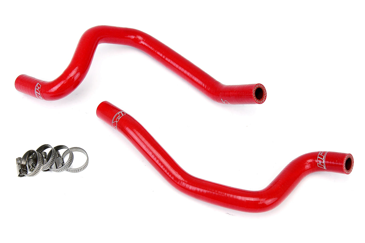 HPS Performance High Temp Reinforced Silicone Heater Coolant Hose Kit Red 57-1802-RED