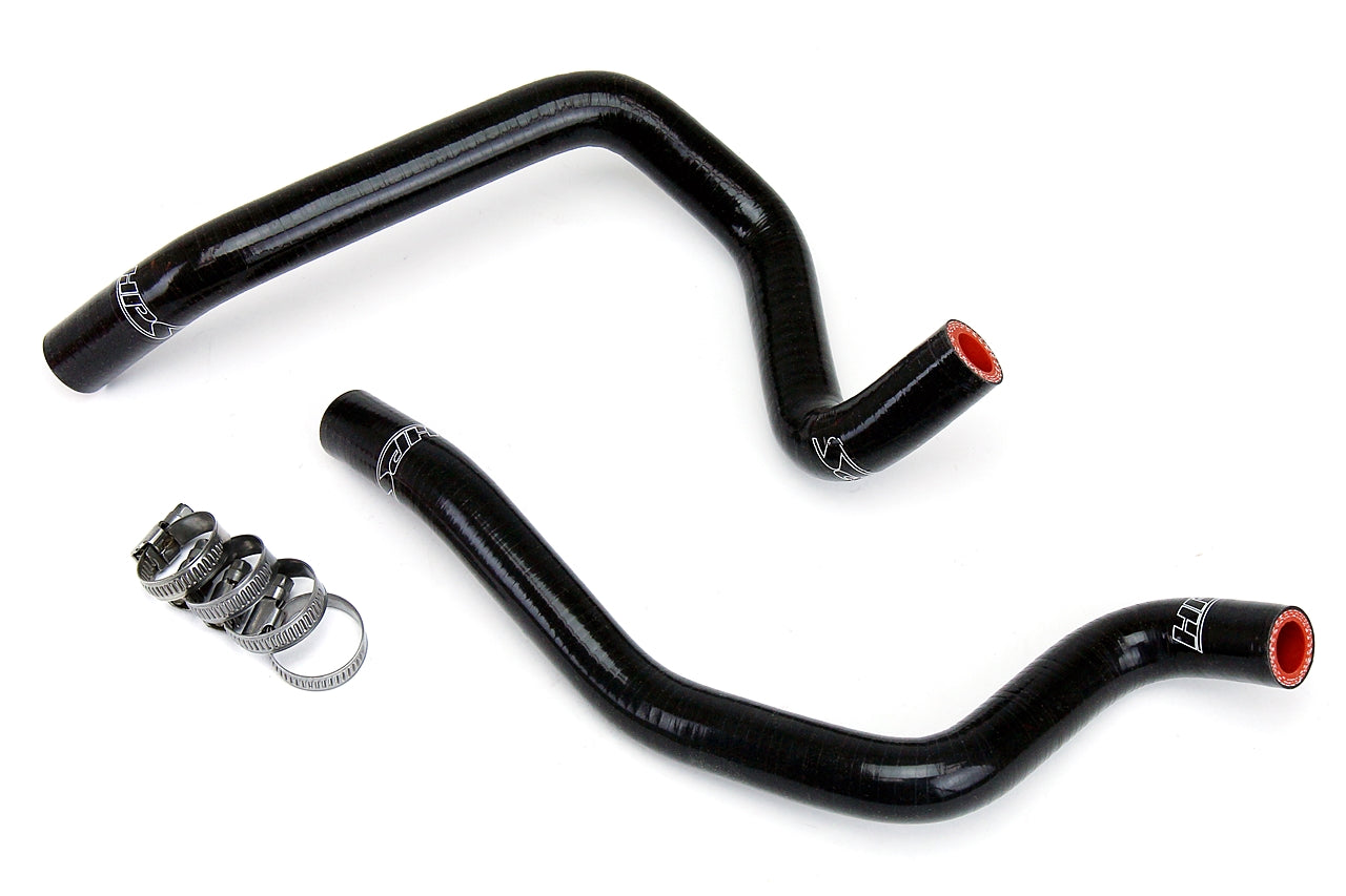 HPS Performance High Temp Reinforced Silicone Heater Coolant Hose Kit Black 57-1803-BLK