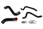 HPS Performance High Temp Reinforced Silicone Radiator and Heater Coolant Hose Kit Black 57-1810-BLK