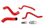 HPS Performance High Temp Reinforced Silicone Radiator and Heater Coolant Hose Kit Red 57-1810-RED