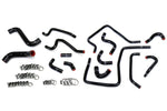 HPS Performance High Temp Reinforced Silicone Radiator Heater and Ancillary Coolant Hose Kit Black 57-1812-BLK