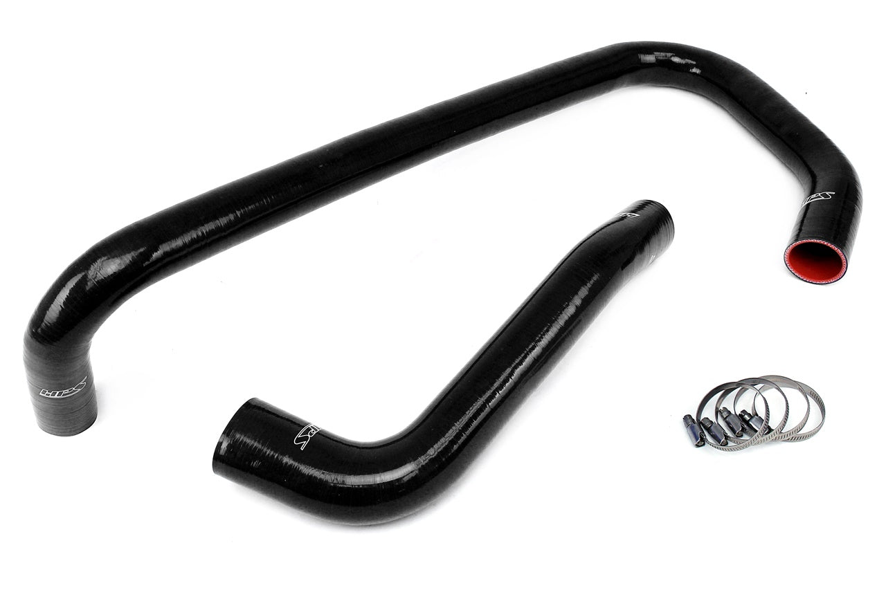 HPS Performance High Temp Reinforced Silicone Radiator Coolant Hose Kit Black 57-1818-BLK