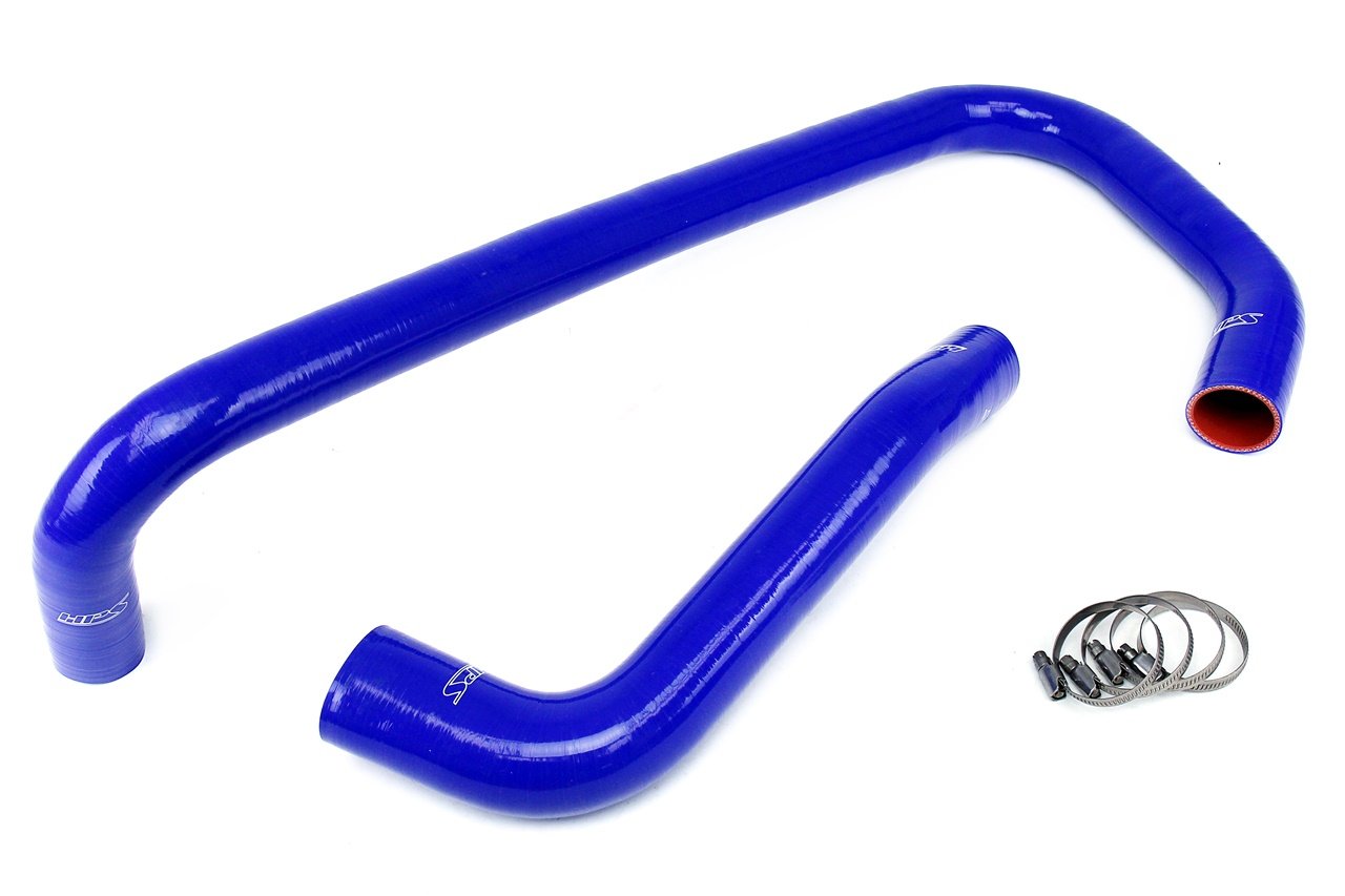 HPS Performance High Temp Reinforced Silicone Radiator Coolant Hose Kit Blue 57-1818-BLUE