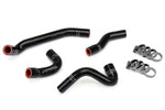 HPS Performance High Temp Reinforced Silicone Radiator Coolant Hose Kit Black 57-1824-BLK