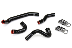 HPS Performance High Temp Reinforced Silicone Radiator Coolant Hose Kit Black 57-1824-BLK