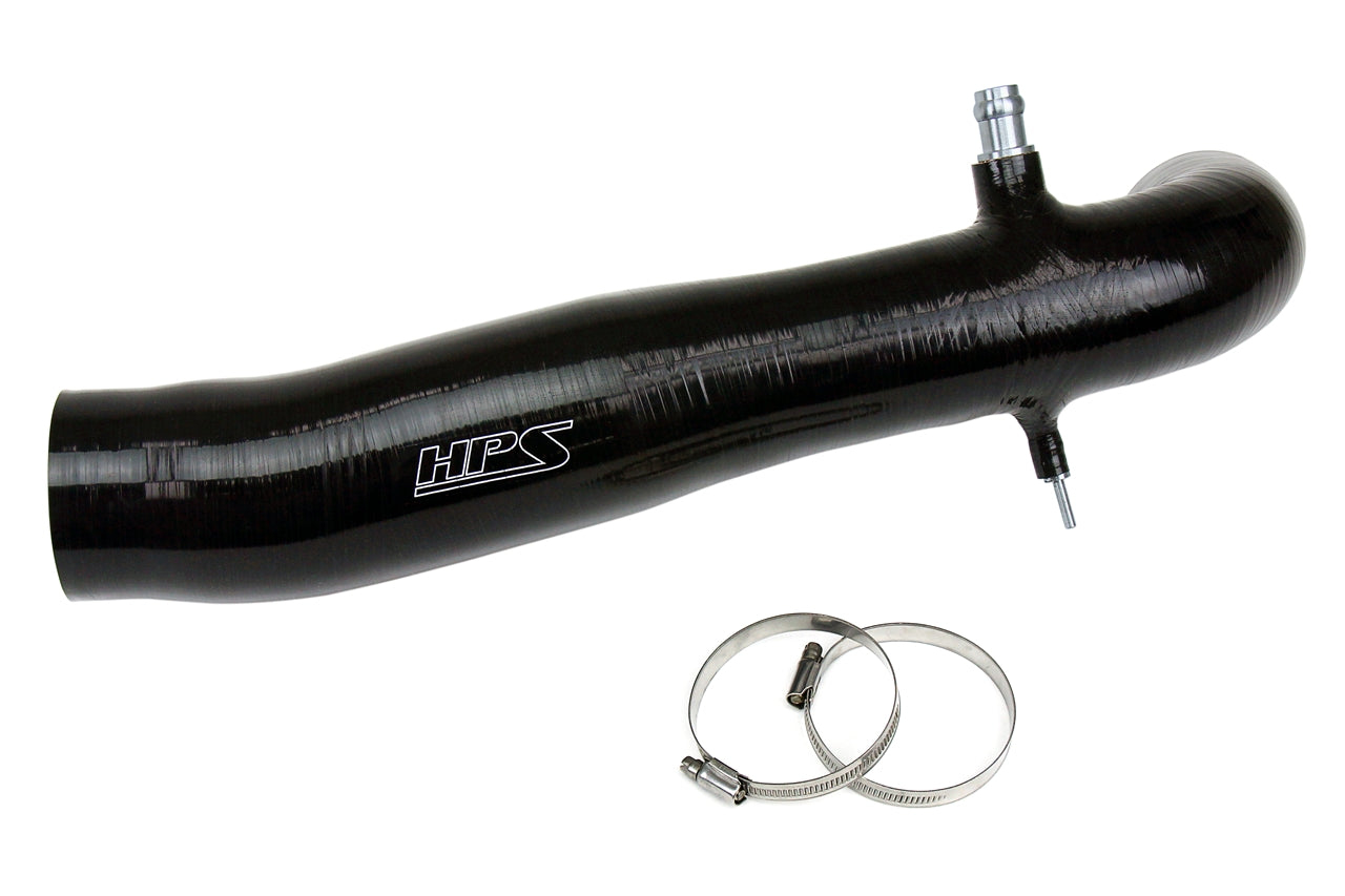 HPS Performance High Temp Reinforced Silicone Air Intake Hose Kit Black 57-1827-BLK