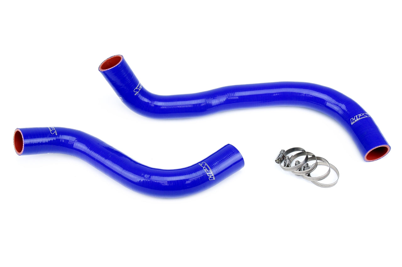 HPS Performance High Temp Reinforced Silicone Radiator Coolant Hose Kit Blue 57-1828-BLUE