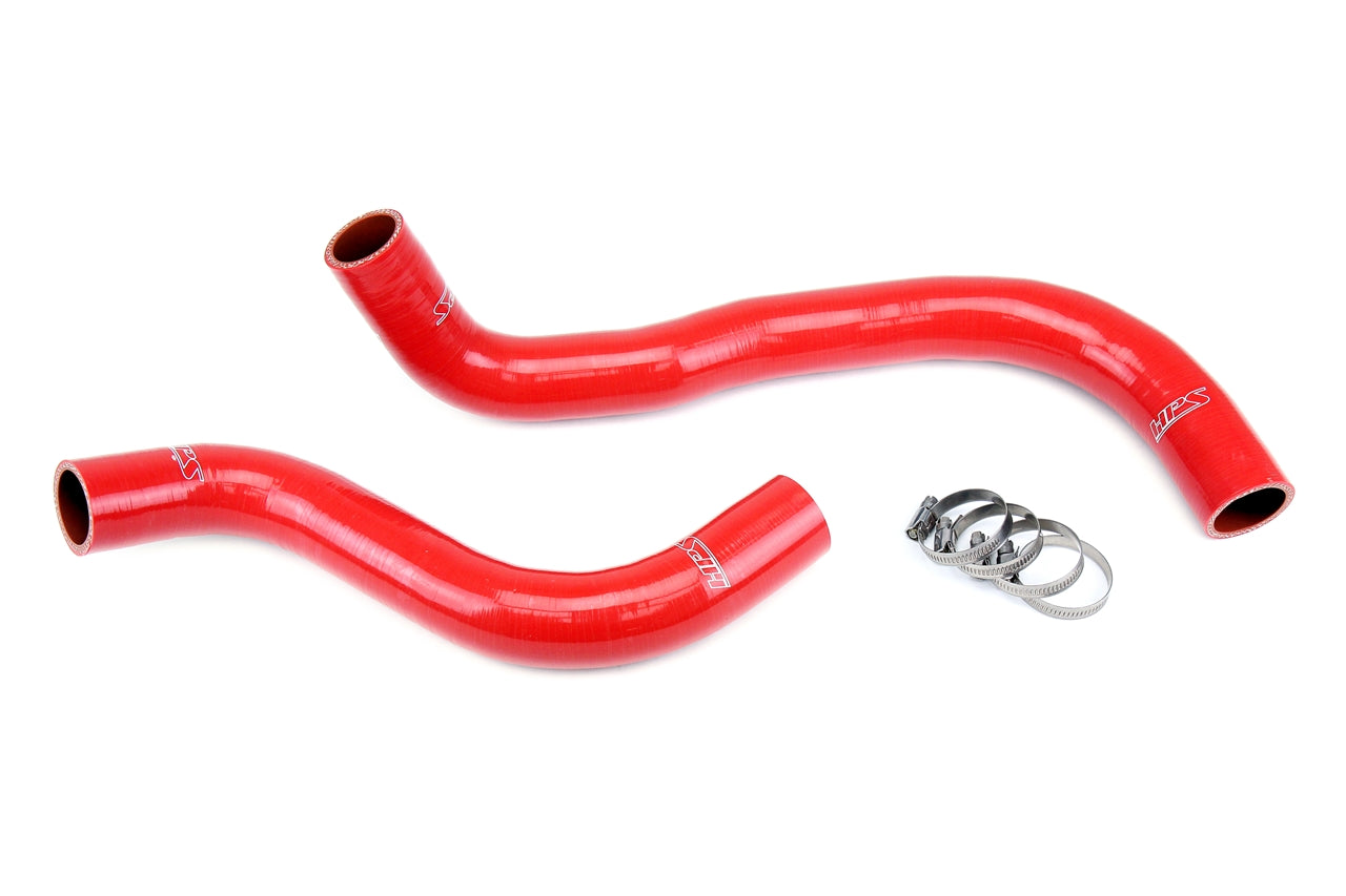 HPS Performance High Temp Reinforced Silicone Radiator Coolant Hose Kit Red 57-1828-RED