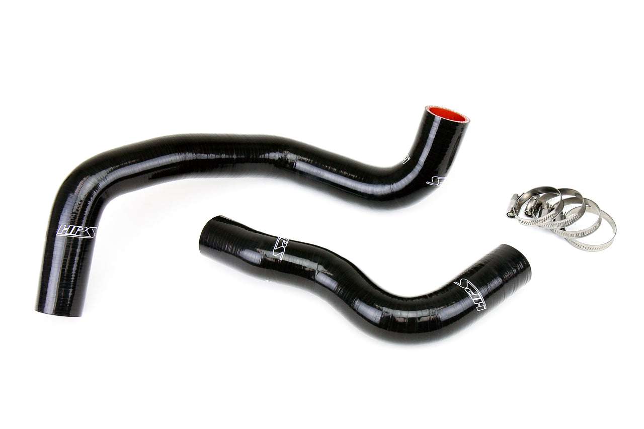 HPS Performance High Temp Reinforced Silicone Radiator Coolant Hose Kit Black 57-1833-BLK
