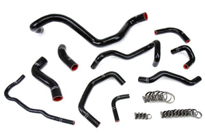 HPS Performance High Temp Reinforced Silicone Radiator Coolant Hose Kit Black 57-1838-BLK