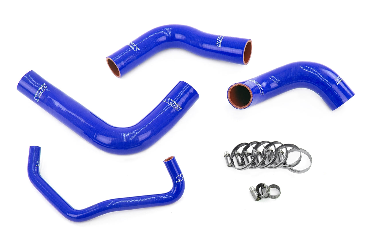 HPS Performance High Temp Reinforced Silicone Radiator Coolant Hose Kit Blue 57-1842-BLUE