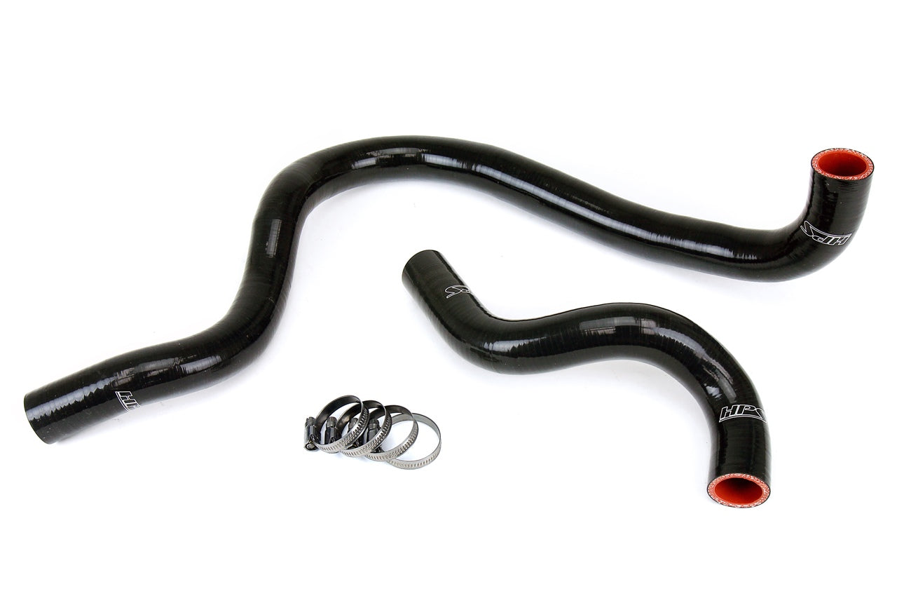HPS Performance High Temp Reinforced Silicone Radiator Coolant Hose Kit Black 57-1843-BLK