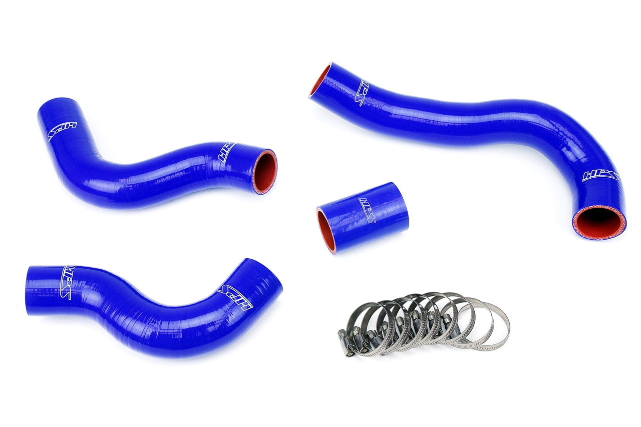 HPS Performance High Temp Reinforced Silicone Radiator Coolant Hose Kit Blue 57-1847-BLUE