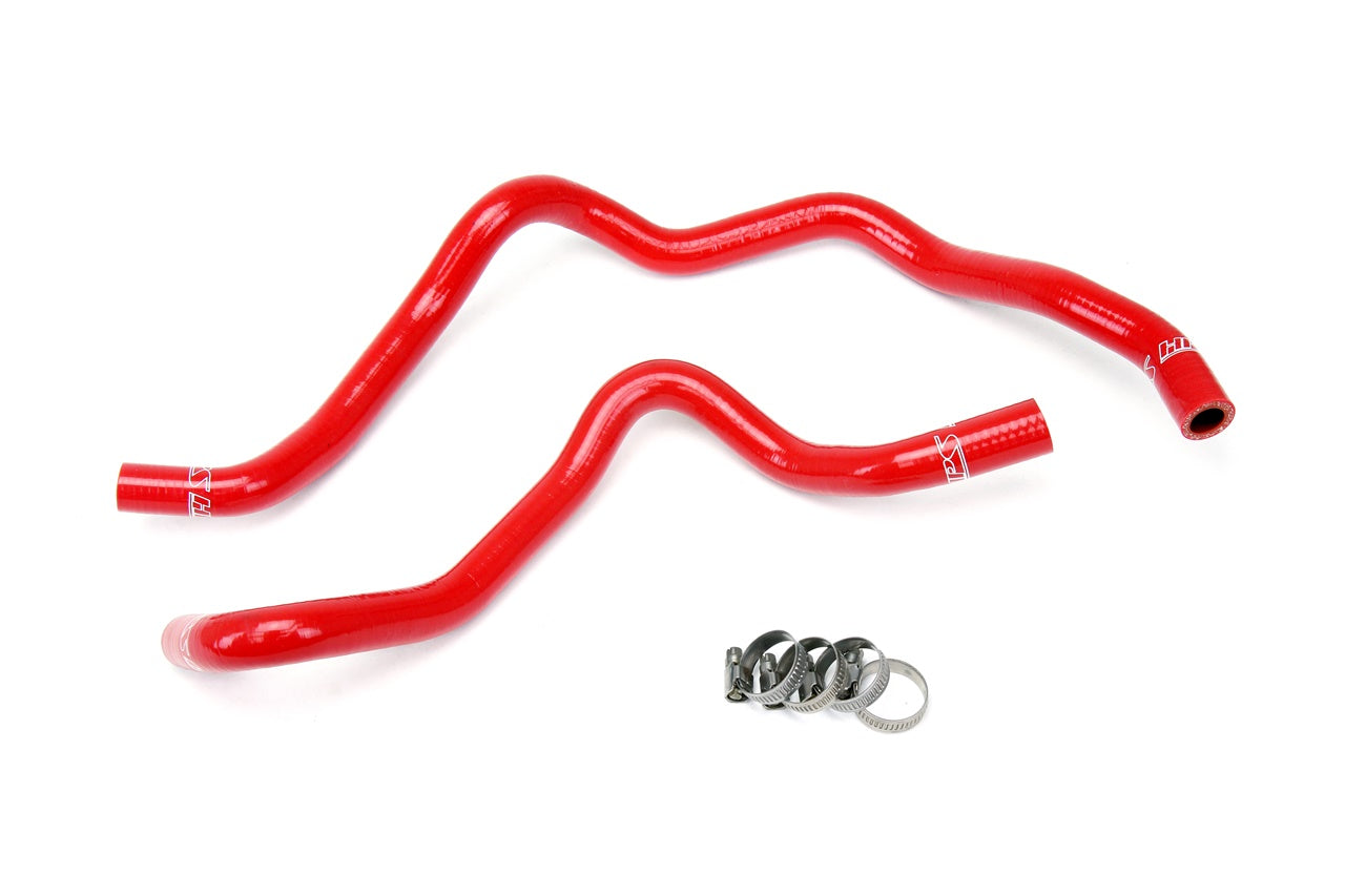 HPS Performance High Temp Reinforced Silicone Heater Coolant Hose Kit Red 57-1849-RED