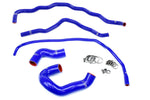 HPS Performance High Temp Reinforced Silicone Radiator and Heater Coolant Hose Kit Blue 57-1860-BLUE