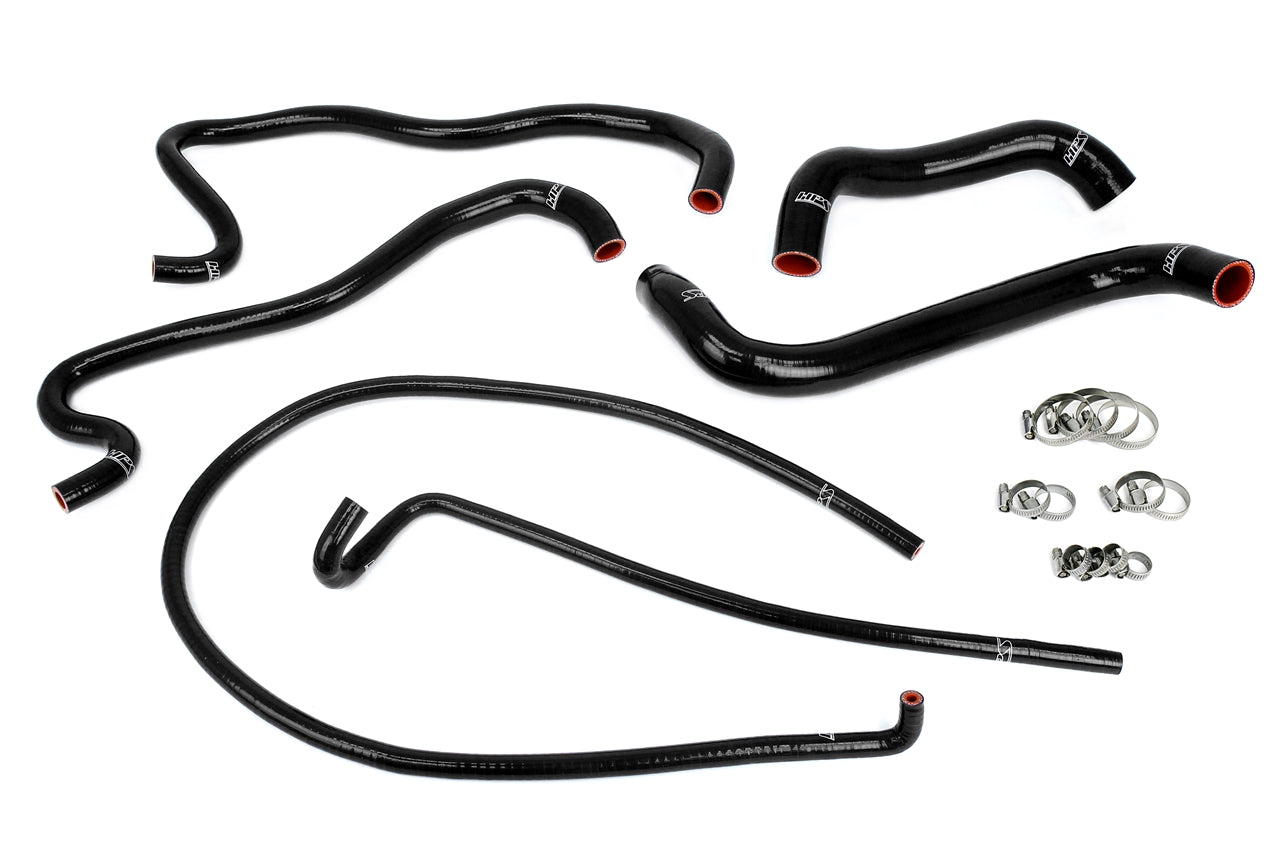 HPS Performance High Temp Reinforced Silicone Radiator Coolant Hose Kit Black 57-1861-BLK