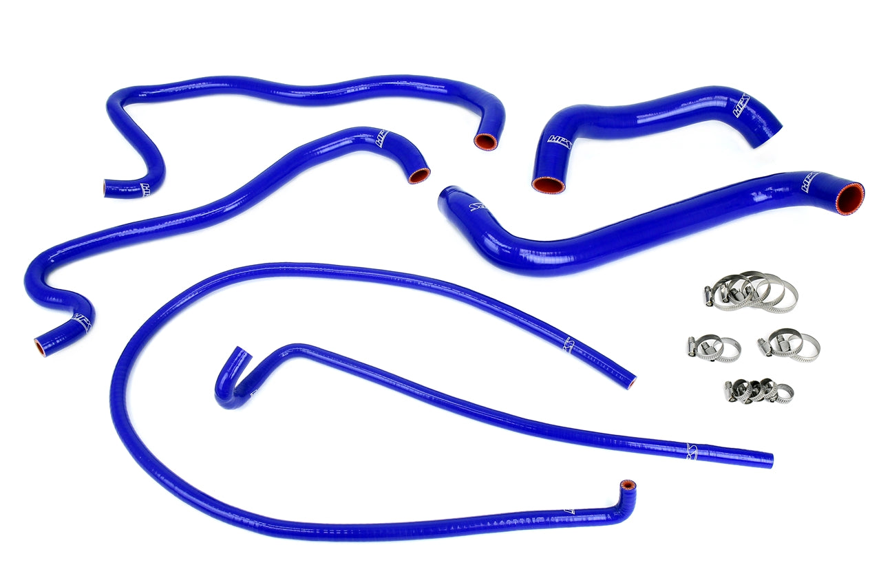 HPS Performance High Temp Reinforced Silicone Radiator Coolant Hose Kit Blue 57-1861-BLUE