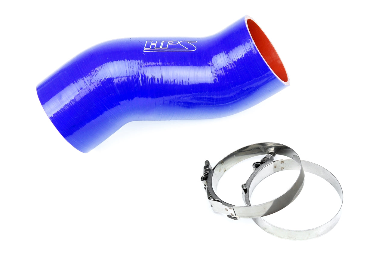 HPS Performance High Temp Reinforced Silicone Air Intake Hose Kit Blue 57-1862-BLUE
