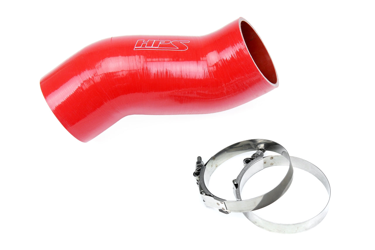 HPS Performance High Temp Reinforced Silicone Air Intake Hose Kit Red 57-1862-RED