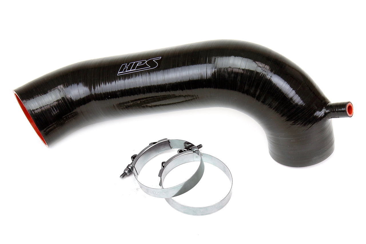 HPS Performance High Temp Reinforced Silicone Air Intake Hose Kit Black 57-1867-BLK