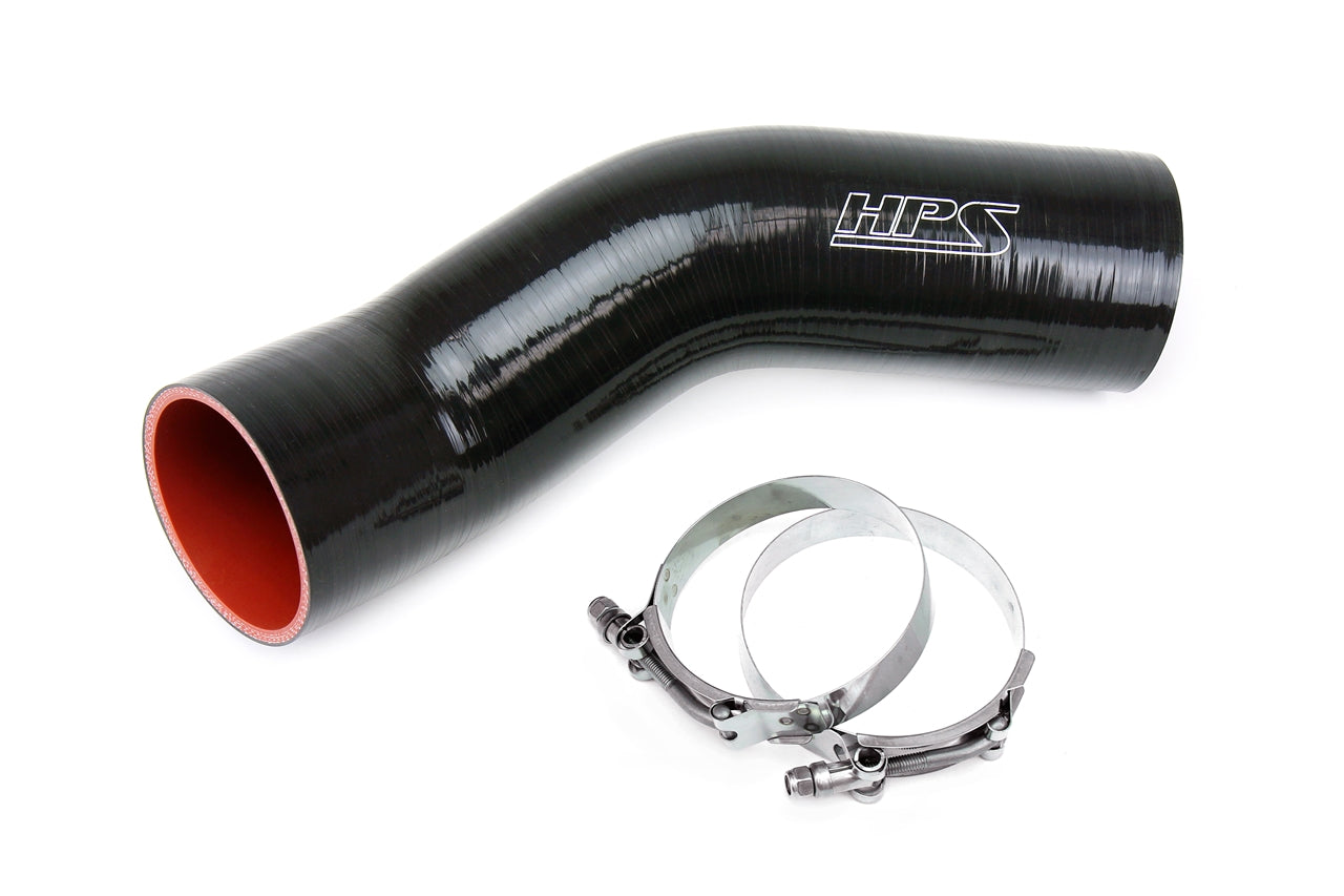 HPS Performance High Temp Reinforced Silicone Air Intake Hose Kit Black 57-1879-BLK