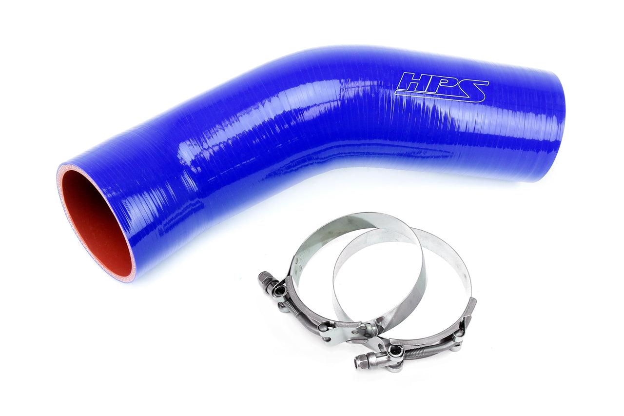 HPS Performance High Temp Reinforced Silicone Air Intake Hose Kit Blue 57-1879-BLUE
