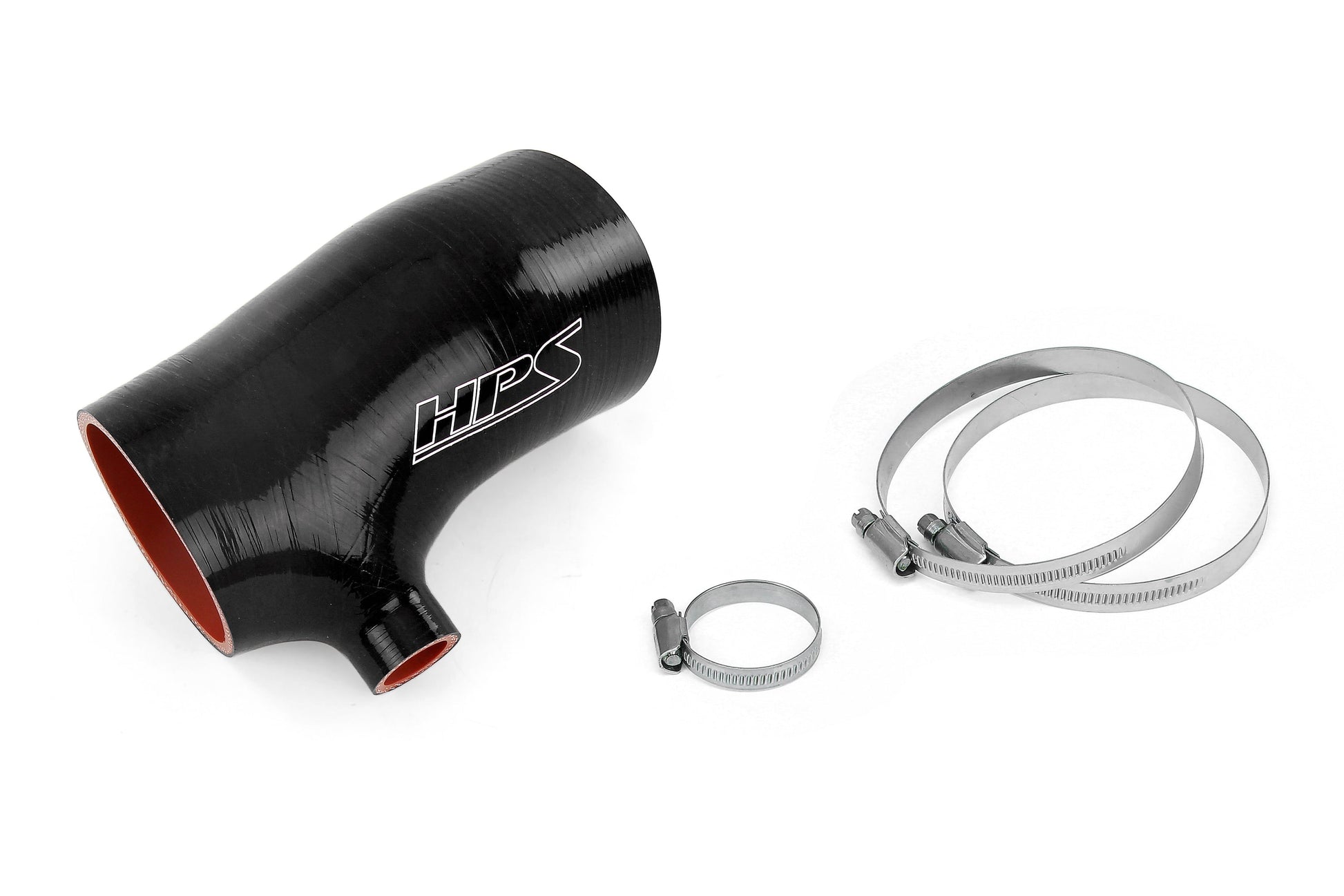 HPS Performance High Temp Reinforced Silicone Air Intake Hose Kit Black 57-1880-BLK