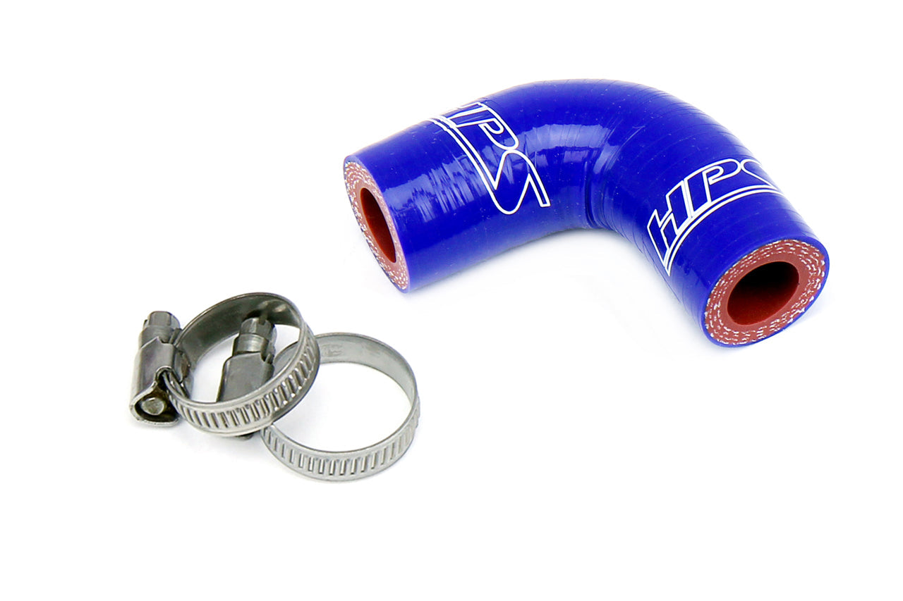 HPS Performance Silicone High Temp Reinforced Oil Cooler Coolant Elbow Hose Blue 57-1881-BLUE