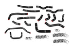 HPS Performance High Temp Reinforced Silicone Heater Coolant Hose Kit Black 57-1911-BLK