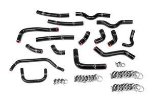 HPS Performance High Temp Reinforced Silicone Heater Coolant Hose Kit Black 57-1911-BLK