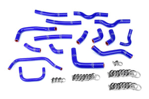 HPS Performance High Temp Reinforced Silicone Heater Coolant Hose Kit Blue 57-1911-BLUE