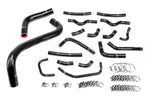 HPS Performance High Temp Reinforced Silicone Radiator and Heater Coolant Hose Kit Black 57-1912-BLK