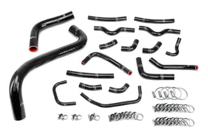 HPS Performance High Temp Reinforced Silicone Radiator and Heater Coolant Hose Kit Black 57-1912-BLK
