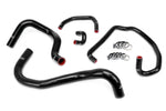 HPS Performance High Temp Reinforced Silicone Radiator and Heater Coolant Hose Kit Black 57-1921-BLK