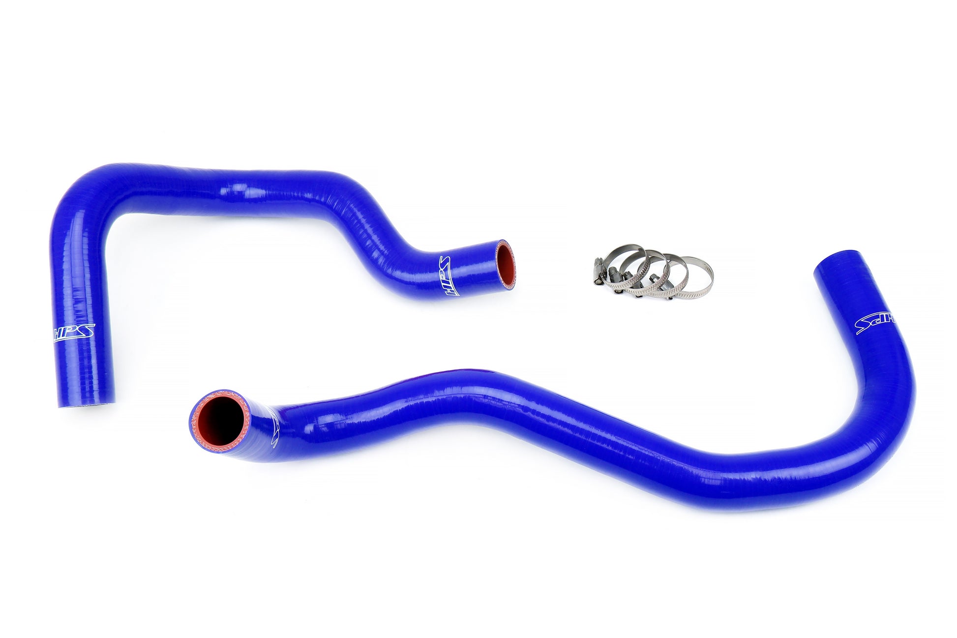 HPS Performance High Temp Reinforced Silicone Radiator Coolant Hose Kit Blue 57-1921R-BLUE